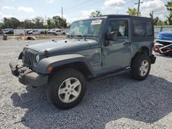 Jeep salvage cars for sale: 2015 Jeep Wrangler Sport