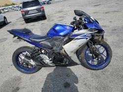 Salvage motorcycles for sale at Colton, CA auction: 2016 Yamaha YZFR3