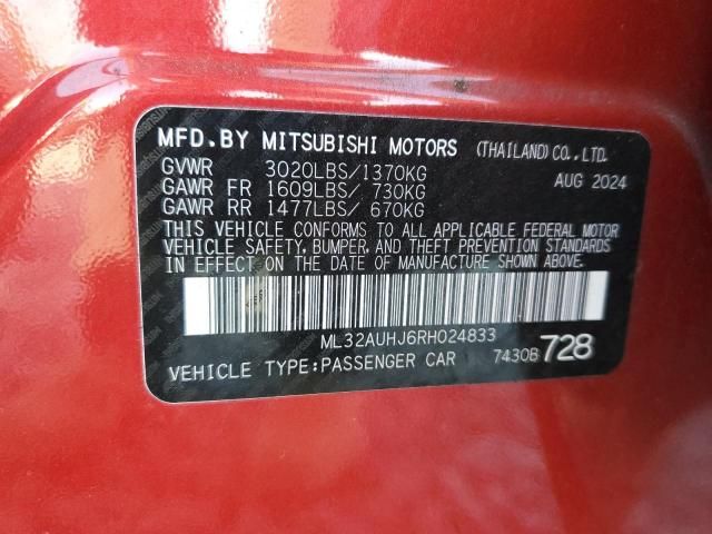 2024 Mitsubishi Mirage ES