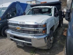 Salvage trucks for sale at Fort Wayne, IN auction: 2015 Chevrolet Silverado C3500
