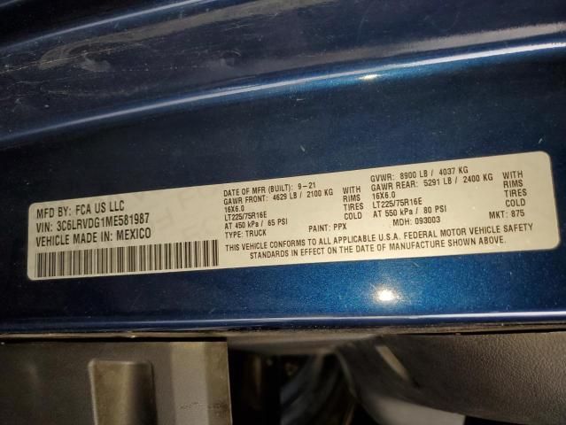 2021 Dodge RAM Promaster 2500 2500 High