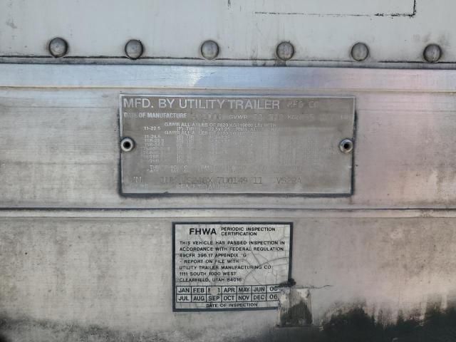 2007 Utility VS2RA Refrigerated Van Trailer