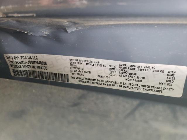 2021 Dodge Ram Promaster 3500 3500 High