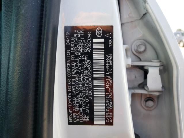 2012 Toyota Yaris
