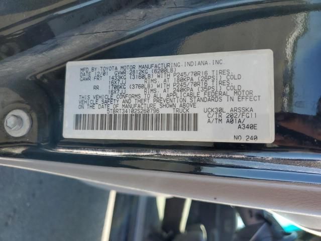 2002 Toyota Tundra Access Cab