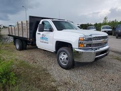 Salvage trucks for sale at Gaston, SC auction: 2019 Chevrolet Silverado C3500