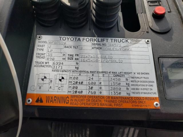 2017 Toyota Fork Lift