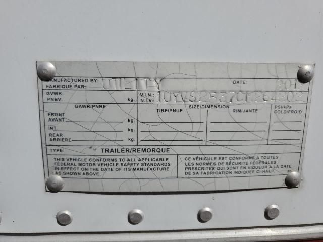 2012 Utility Refrigerated Van Trailer