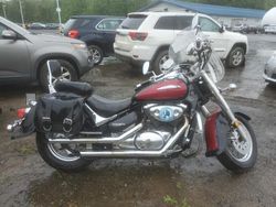 Salvage motorcycles for sale at East Granby, CT auction: 2001 Suzuki VL800