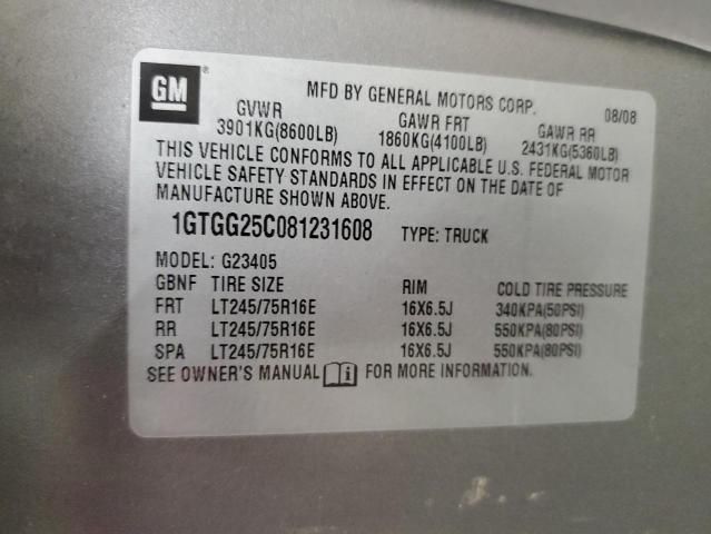 2008 GMC Savana G2500