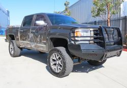 Salvage trucks for sale at Van Nuys, CA auction: 2015 GMC Sierra K1500 SLT