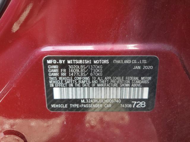 2020 Mitsubishi Mirage es