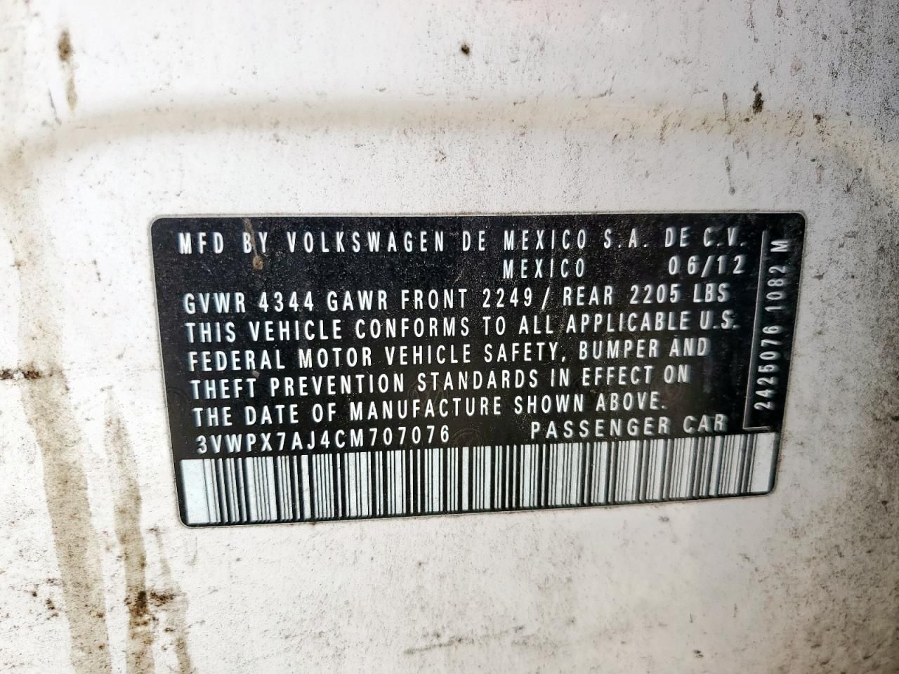 2012 Volkswagen Jetta s