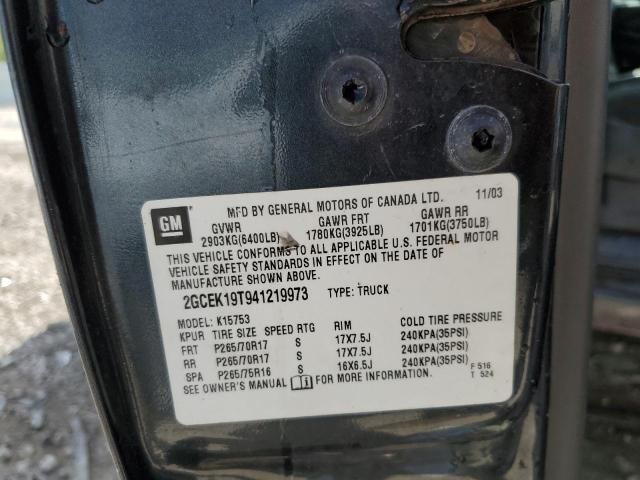 2004 Chevrolet Silverado K1500