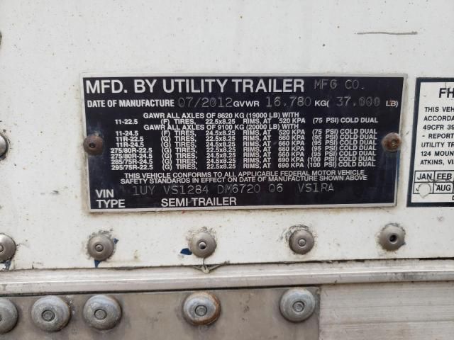2013 Utility VS1RA Refrigerated Van Trailer