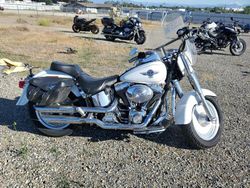 Salvage Motorcycles with No Bids Yet For Sale at auction: 2005 Harley-Davidson Flstfi