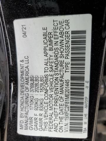2021 Honda Civic Sport