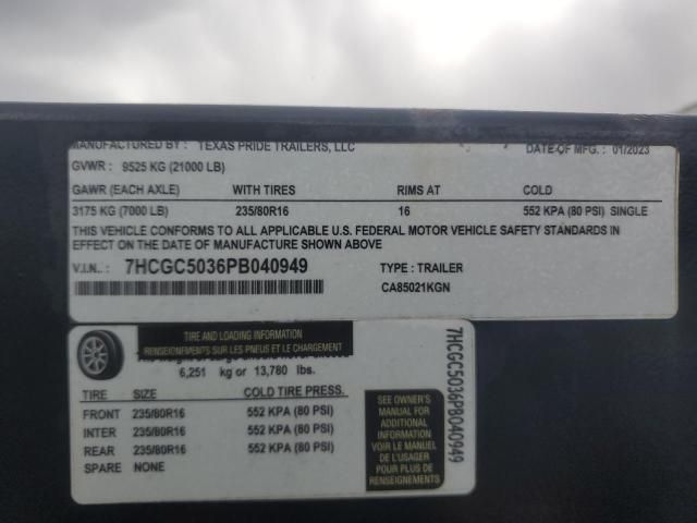 2023 Texaspride 2023 Texas Pride CA85021KGN Car Carrier