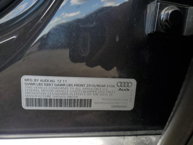 2012 Audi A8 L Quattro