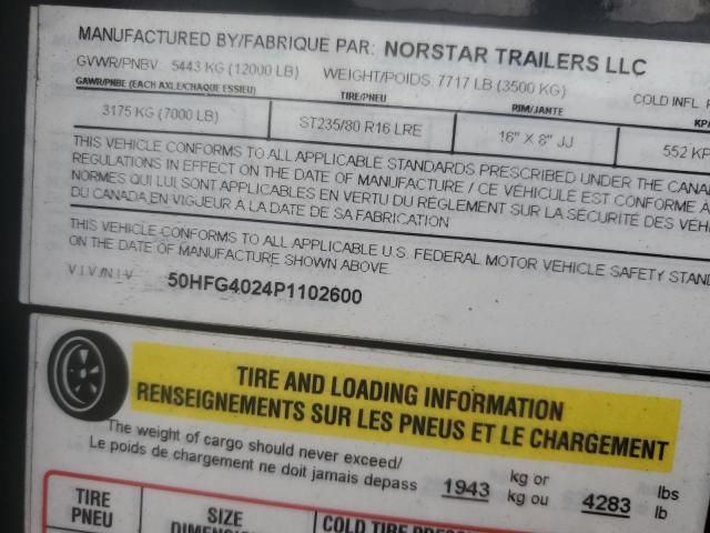 2023 Norstar Equipment Trailer