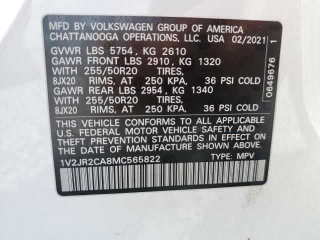 2021 Volkswagen Atlas SE