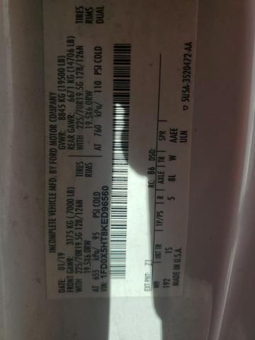 2019 Ford F550 Super Duty