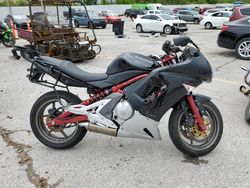 Salvage cars for sale from Copart Bridgeton, MO: 2006 Kawasaki EX650 A6F