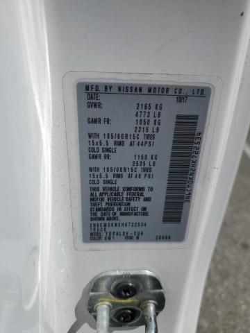 2017 Nissan NV200 2.5S