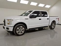 Salvage trucks for sale at Houston, TX auction: 2017 Ford F150 Supercrew