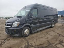 Salvage cars for sale from Copart Woodhaven, MI: 2016 Mercedes-Benz Sprinter 3500