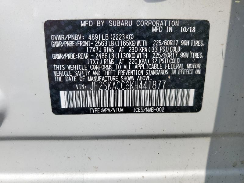 2019 Subaru Forester