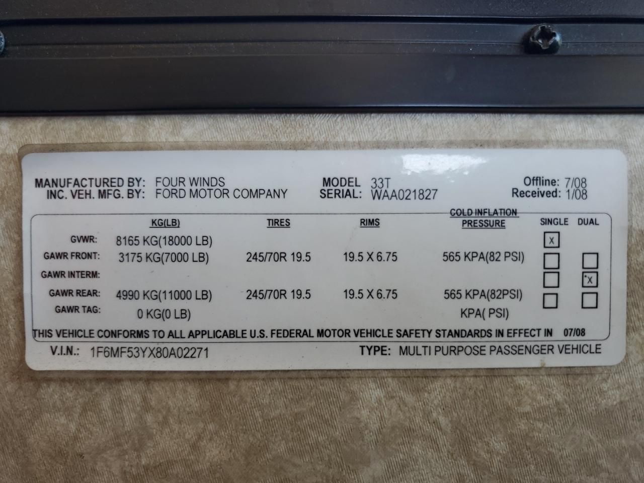 2008 Ford F530 Super Duty