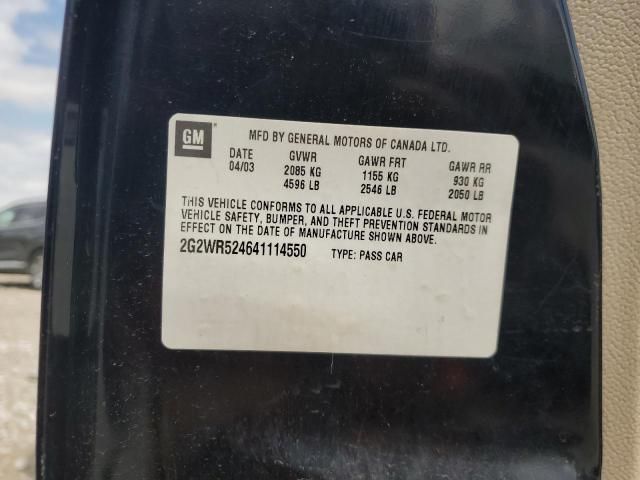 2004 Pontiac Grand Prix GTP