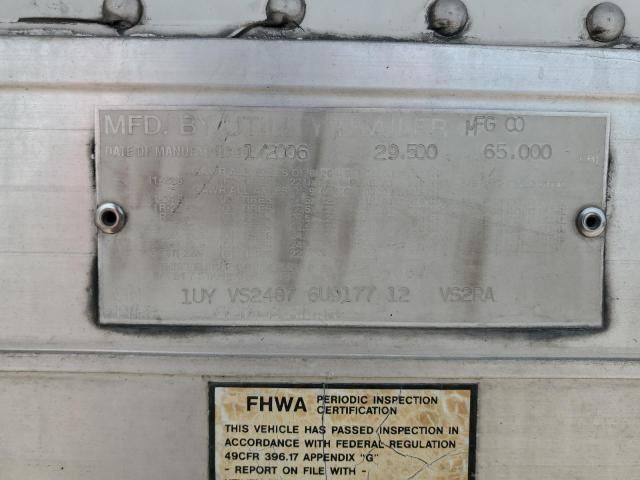 2006 Utility VS2RA Refrigerated Van Trailer