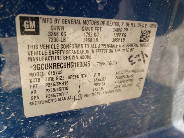 2017 Chevrolet Silverado K1500 LT