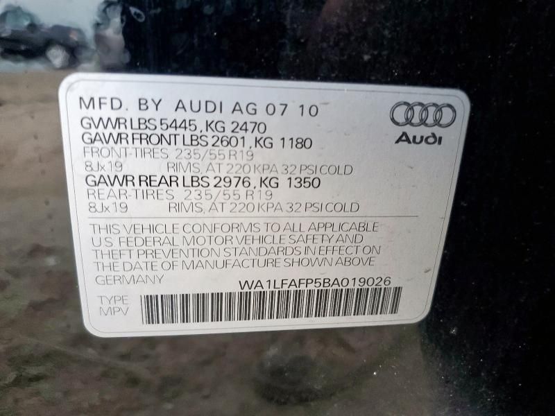 2011 Audi Q5 Premium Plus