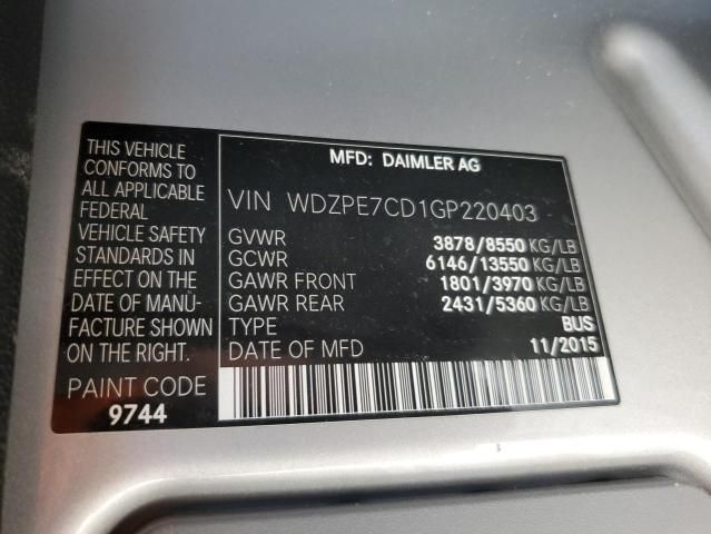 2016 Mercedes-Benz Sprinter 2500