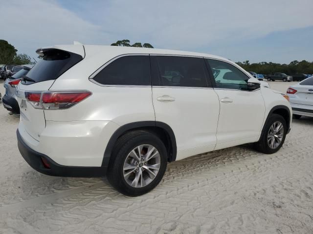 2016 Toyota Highlander le