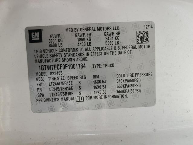2015 GMC Savana G2500