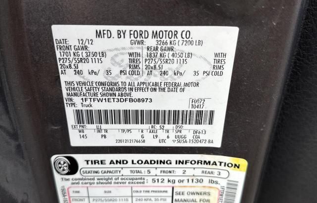 2013 Ford F150 Supercrew