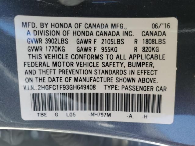 2016 Honda Civic Touring