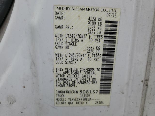2015 Nissan NV 1500