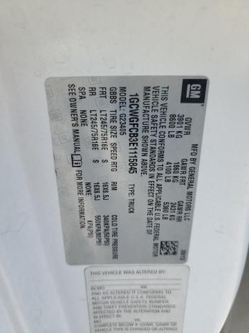 2014 Chevrolet Express G2500