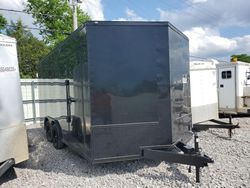 Salvage trucks for sale at Lebanon, TN auction: 2024 Other 2024 Power Line Cargo 8.5X16 TA Enclosed Cargo TRA