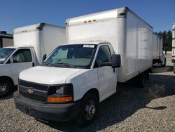 Salvage trucks for sale at Graham, WA auction: 2016 Chevrolet Express G3500