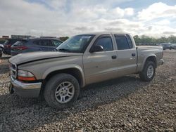 Salvage trucks for sale at Columbus, OH auction: 2002 Dodge Dakota Quad SLT