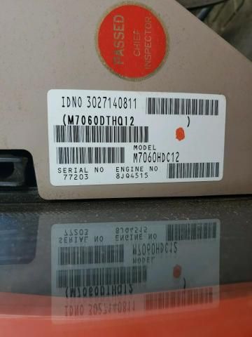 2020 Kubota M7060D Mfwd Tractor