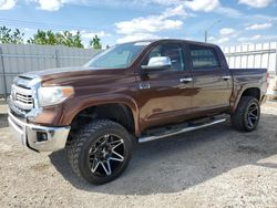 Salvage cars for sale from Copart Nisku, AB: 2015 Toyota Tundra Crewmax 1794