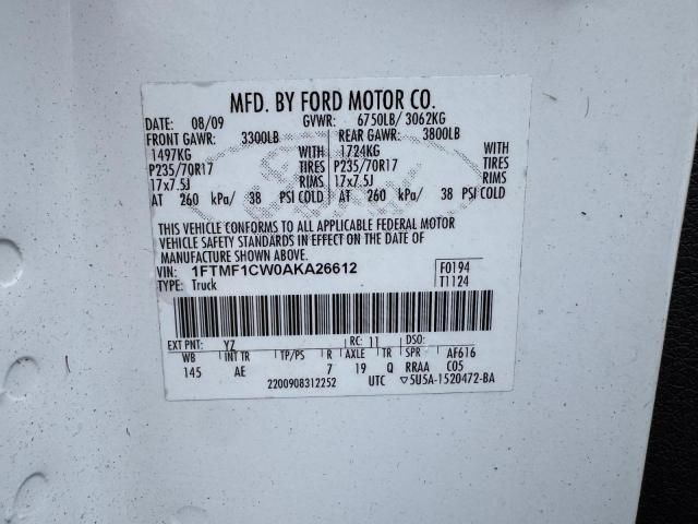 2010 Ford F150