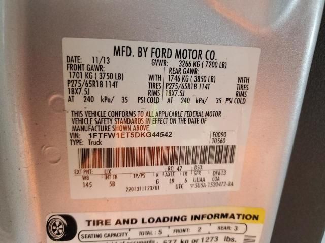 2013 Ford F150 Supercrew